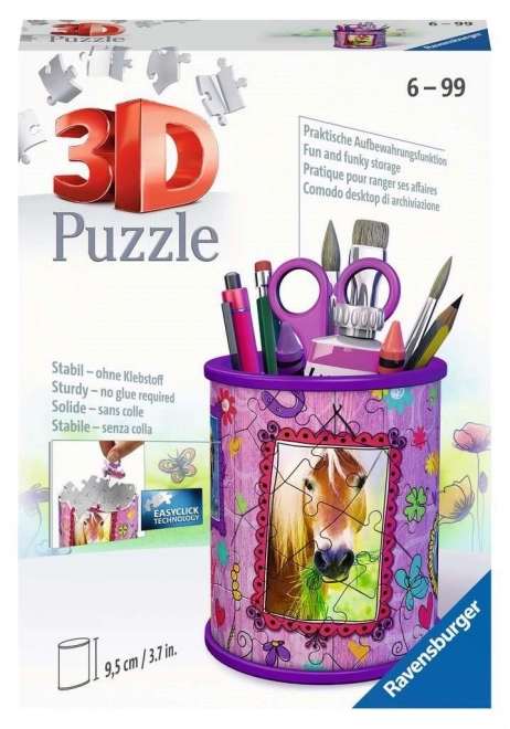 RAVENSBURGER 3D puslespil holder: Hest 54 stykker