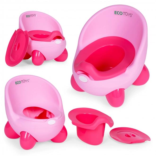 Børnepotte med aftagelig indsats og skridsikre ben ECOTOYS