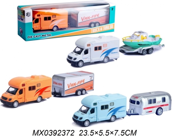 Campingvogn med trailer