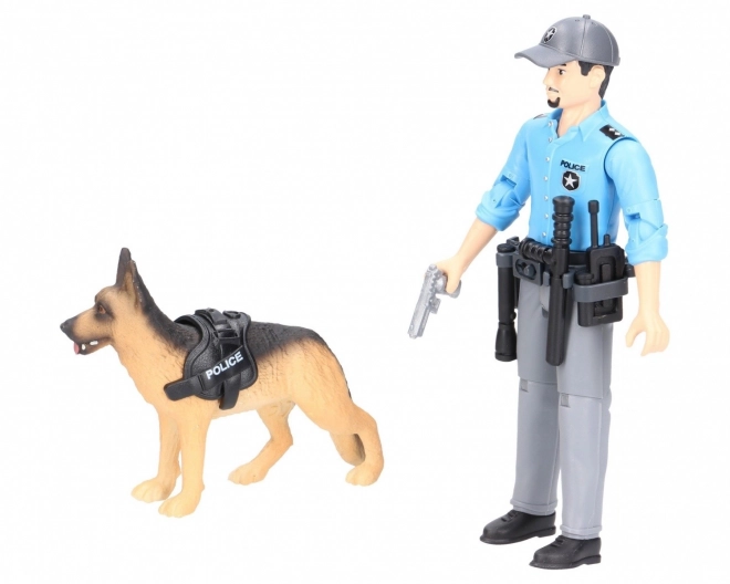 Bruder BWORLD politimand med hund