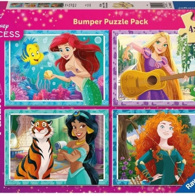 Puslespil Disney Prinsesser 4x42 brikker