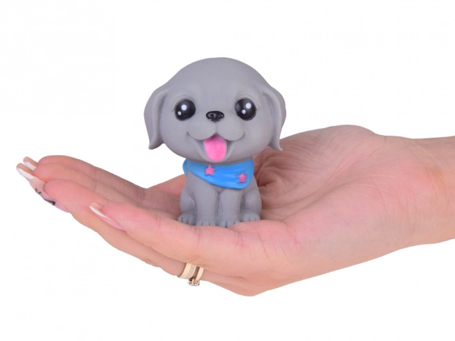 Sæt af gummi hundefigurer