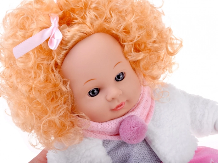 Fyldige blonde krøller til at rede og style