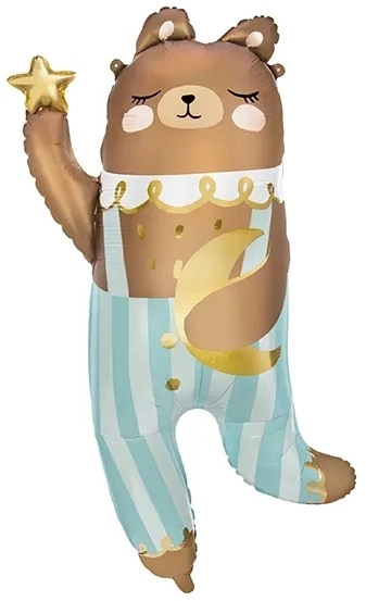 Foliebalon med bamse 72 x 104 cm