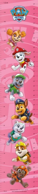 Vækstmåler Paw Patrol - lyserød
