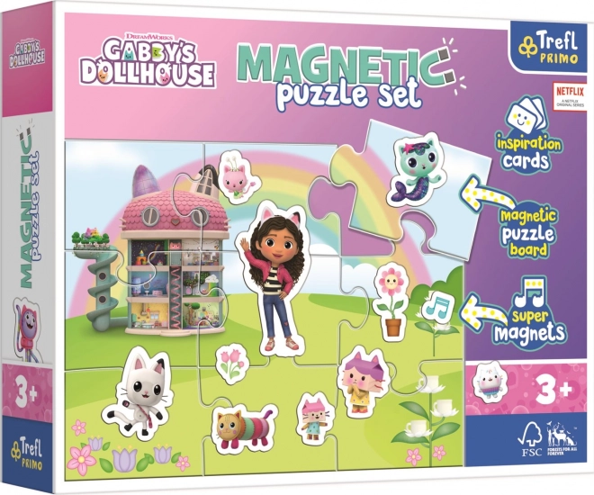 Magnetisk puzzlesæt Gabbys magiske hus Trefl