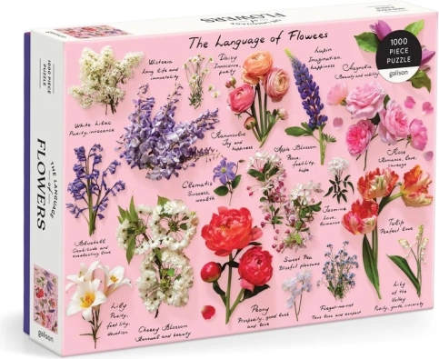 Galison Puslespil Blomstersprog 1000 Brikker