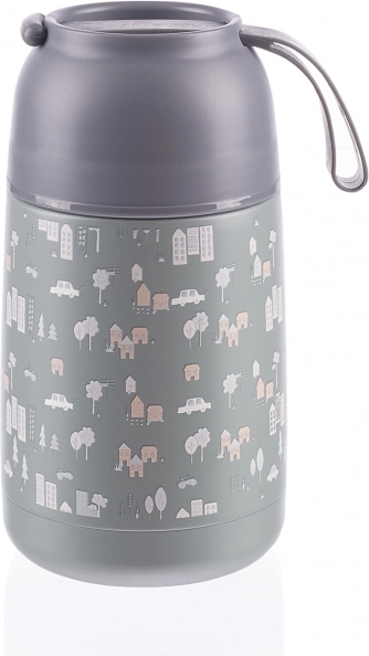 Madtermos med silikoneholder 620 ml, City