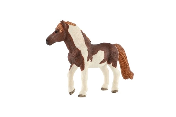 Hjemmelavet shetlandspony i plast, 12 cm i pose