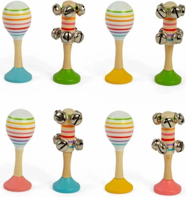 Bigjigs Toys sæt med maracas og klokker