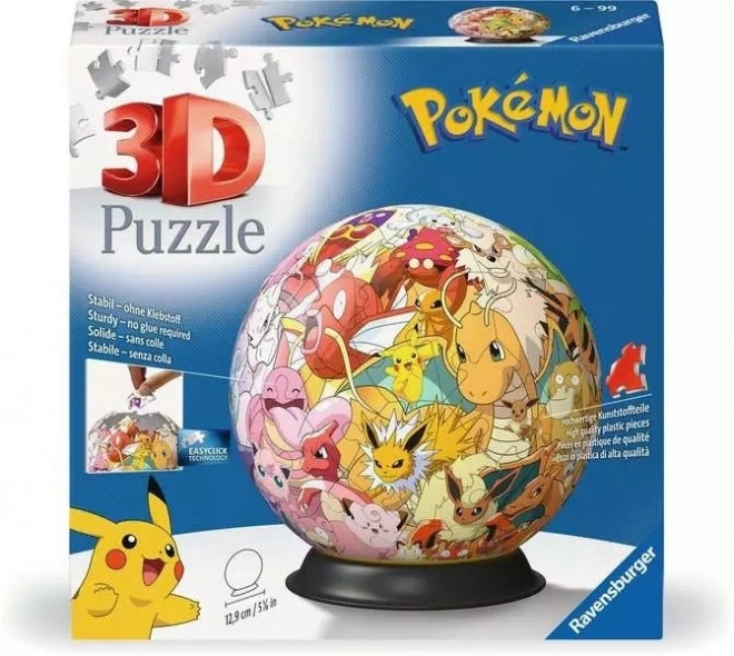 3D puslespil kugle PokéMon