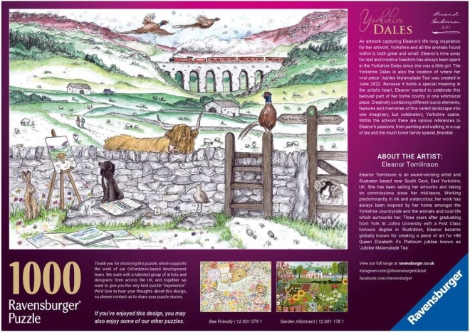 Ravensburger puslespil Livet i Yorkshire 1000 brikker
