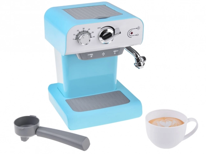 Børnekaffemaskine My Home med kop Blå-hvid