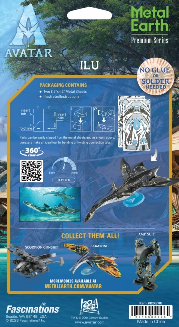 METAL EARTH 3D puslespil Premium Serie: Avatar Ilu