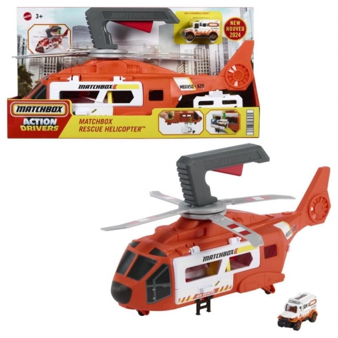 Redningshelikopter fra Matchbox kassen