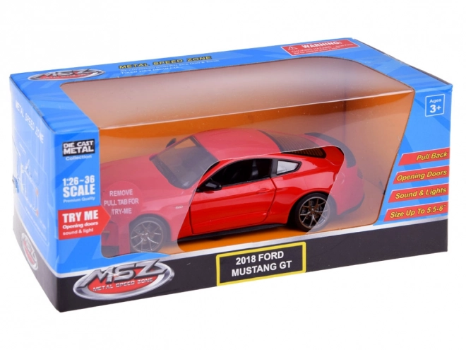 Auto metal Ford Mustang GT model 2018