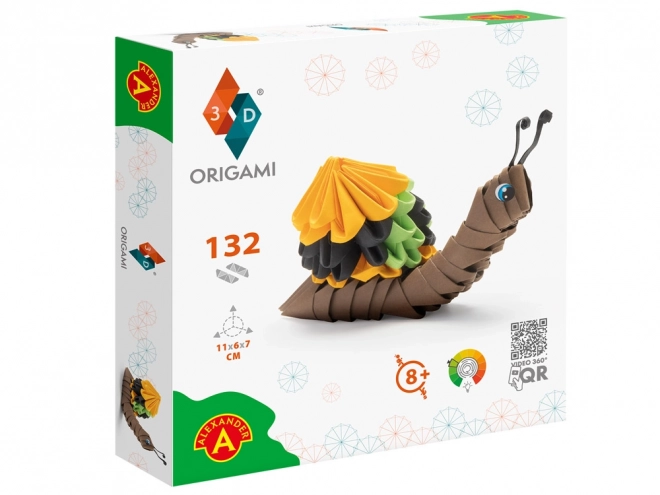 Alexander kreativ 3D origami snegl