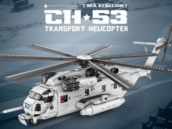 Teknisk byggesæt helikopter CH53