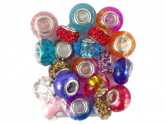 Sæt til smykkefremstilling med perler og armbånd
