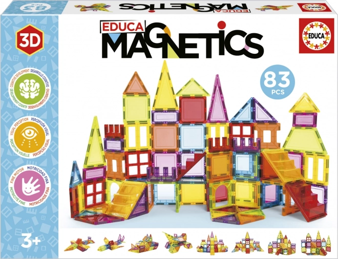 EDUCA Magnetisk byggesæt Magnetics 83 dele