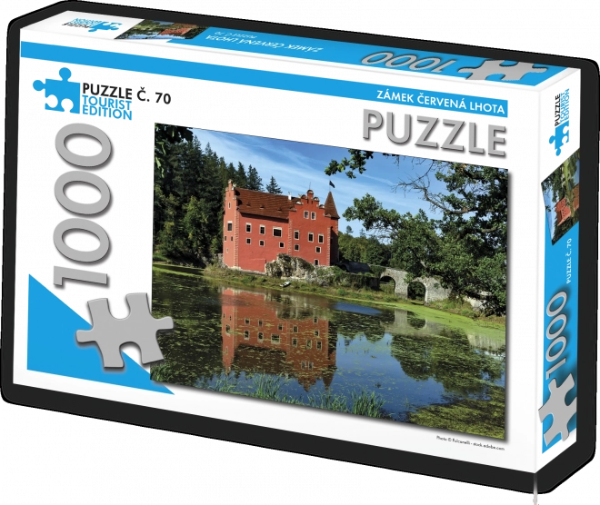 Puslespil Slottet Červená Lhota 1000 brikker Turistisk udgave