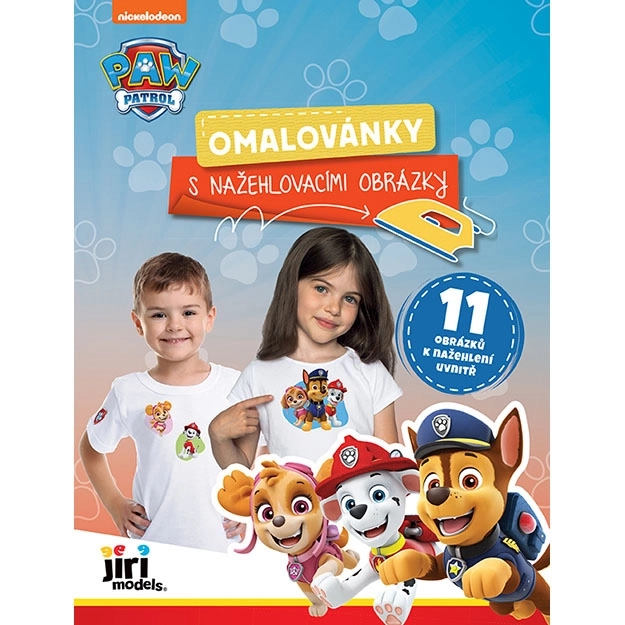 Malebog med strygebilleder PAW PATROL