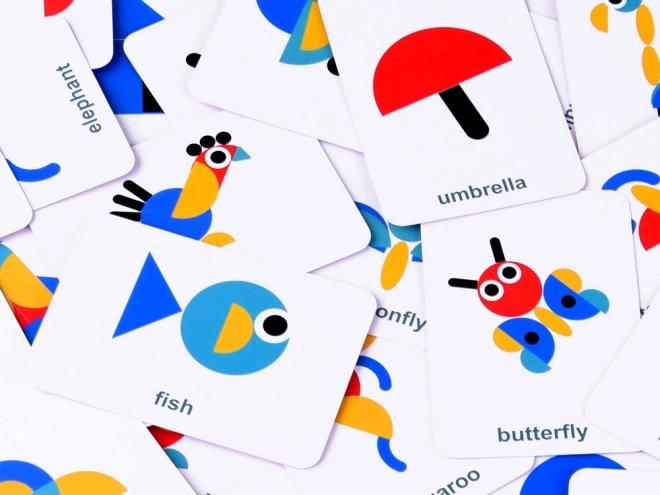 Træ Tangram Montessori Puslespil