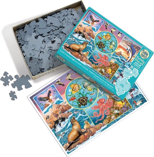 COBBLE HILL Familiepuzzle Ocean Magi 350 brikker