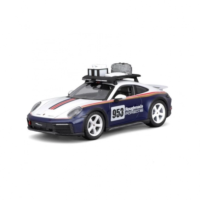 Bburago 1:24 Racing - Porsche 911 Dakar - Blå 953 Roughroads
