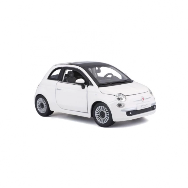 Bburago 1:24 Fiat 500 (2007) Hvid