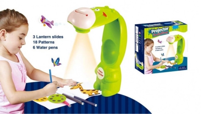 Stol med projektor