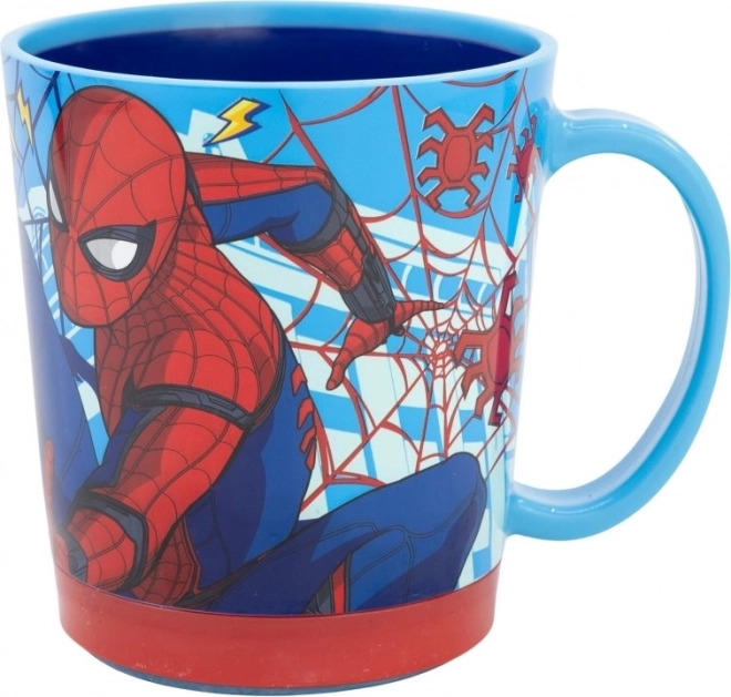Plastikkrus med skridsikkert bund med Spiderman-motiv