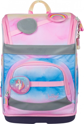 Skoleaktetaske Zippy Plus Rainbow Unicorn