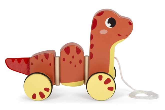 Små fod Træ trækhund Dino