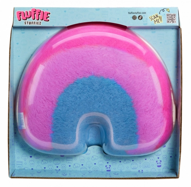 Stor Fluffie Stuffiez Bamse - Regnbue
