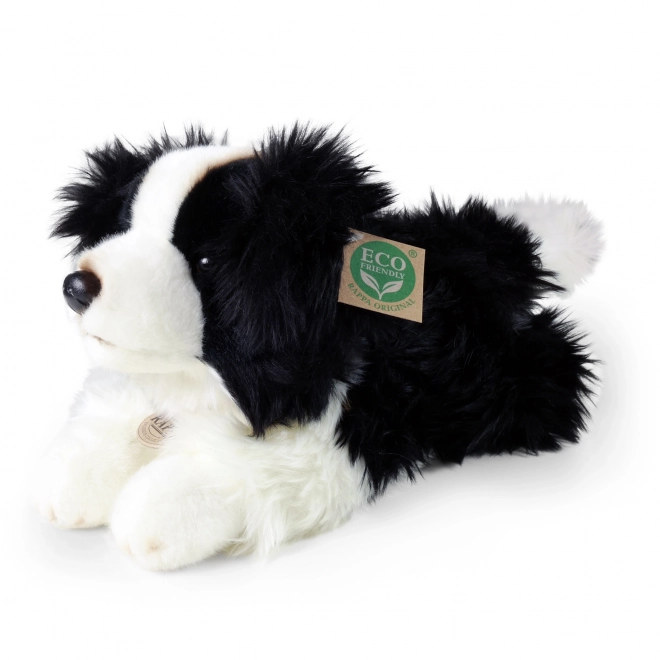 Plys border collie liggende 30 cm ØKO-VENLIG
