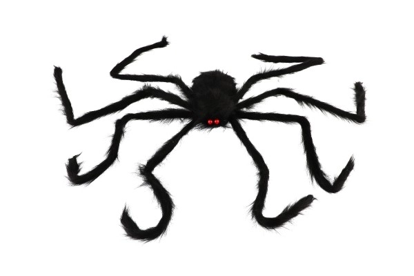 Stor Halloween plys edderkop 125 x 8 cm