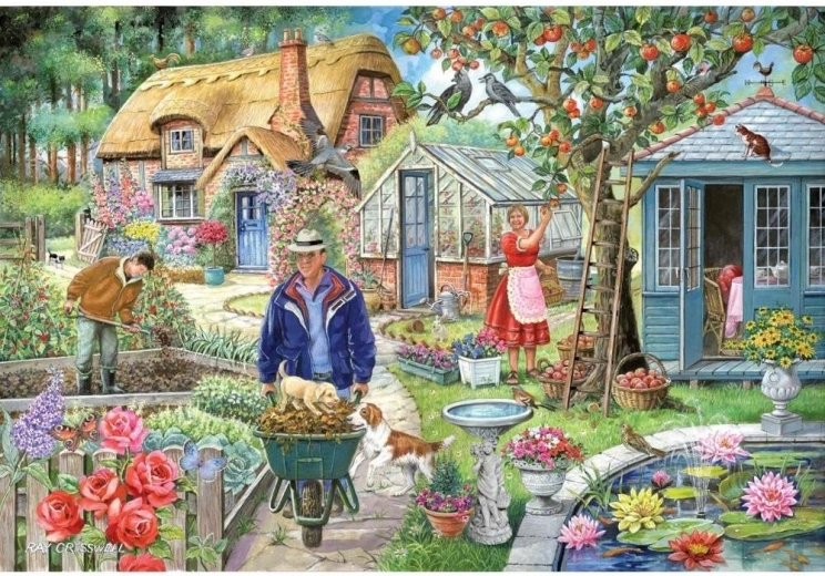 Puzzle I haven 1000 brikker