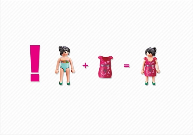 Sæt indenfor butiksvinduedekoration i Playmobil-serien