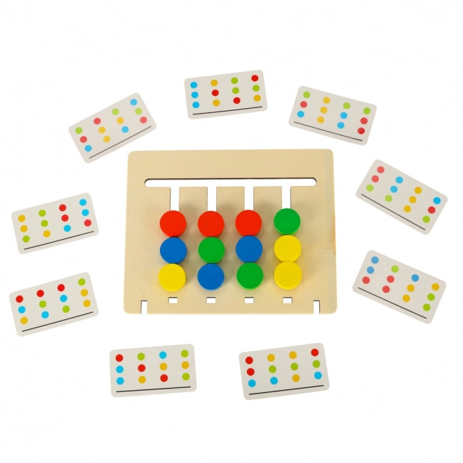 Montessori træpædagogisk legetøj - tilknytning af frugtfarver