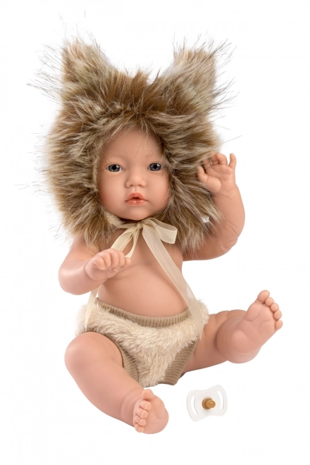 Llorens 63201 NYFØDT DRENGE BABY - realistisk dukke baby med fuld vinyltorso - 31 cm