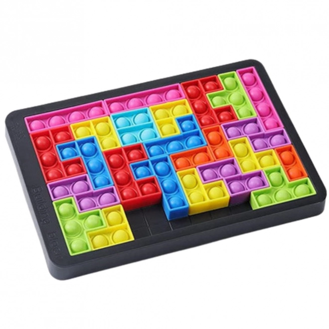 Sensorisk legetøj Tetris Pop-It Puzzle 3i1