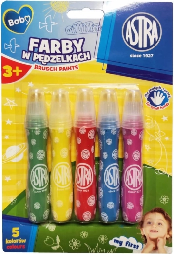 ASTRA Farver i pensler, 5 stk.