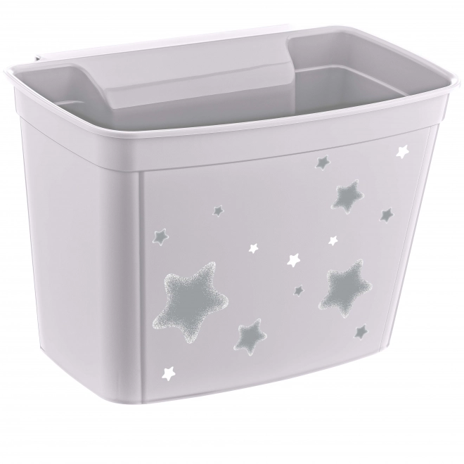 Universel hængekurv til puslebord "Stars", Hvid