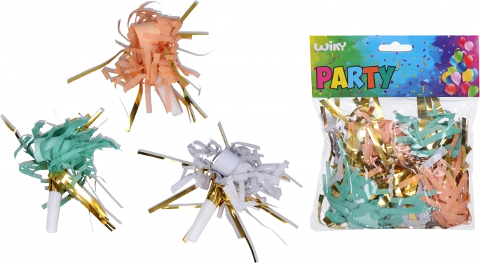 Partyfløjter i pastelfarver