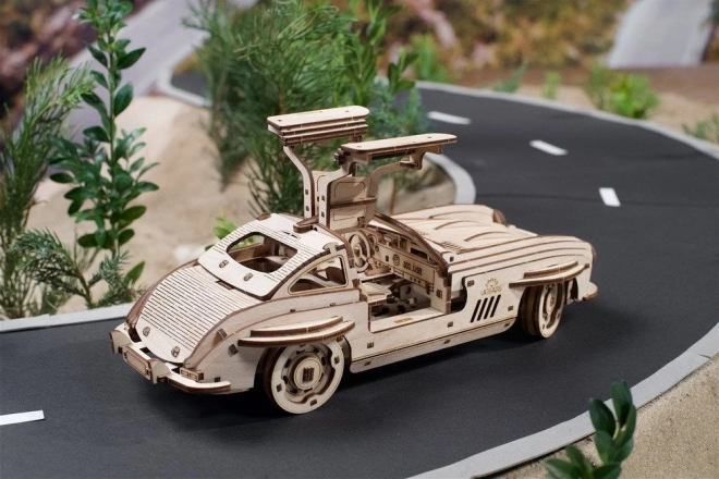 Ugears 3D mekanisk trækpuslespil Auto Winged Sports Coupe