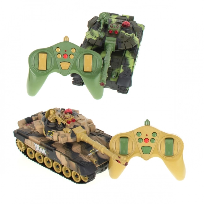 Sæt af RC T90 fjernstyrede kampvogne