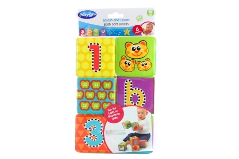 Playgro - Bløde skumterninger nye 6 stk
