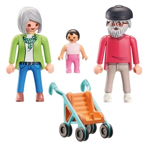 Figurer PLAYMOBIL Mit Liv Bedsteforældre med Barnebarn