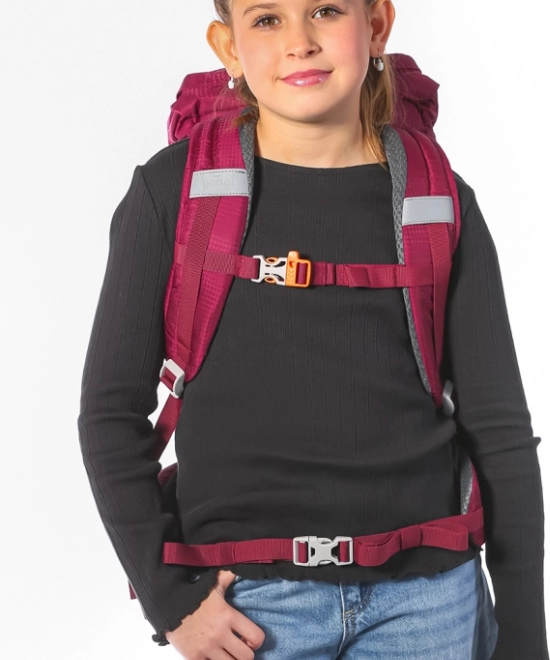 Baagl Backpack Tracker Rød til Børn